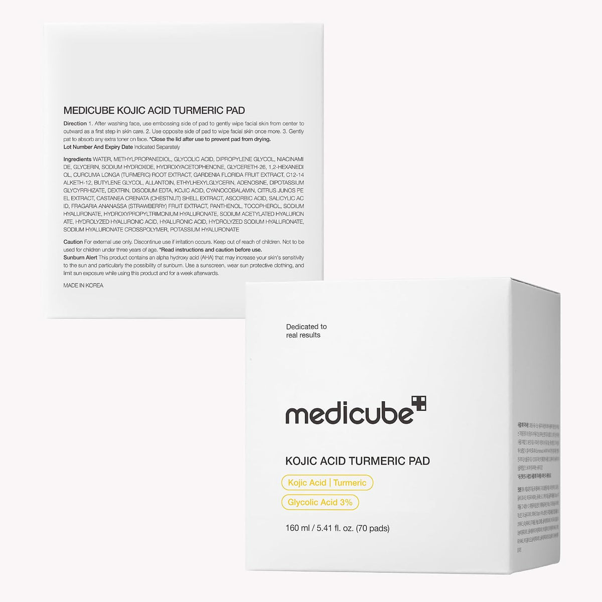 Revitalize Your Skin with Kojic Acid & Turmeric Toner Pads - Brighten and Clarify for a Radiant Complexion