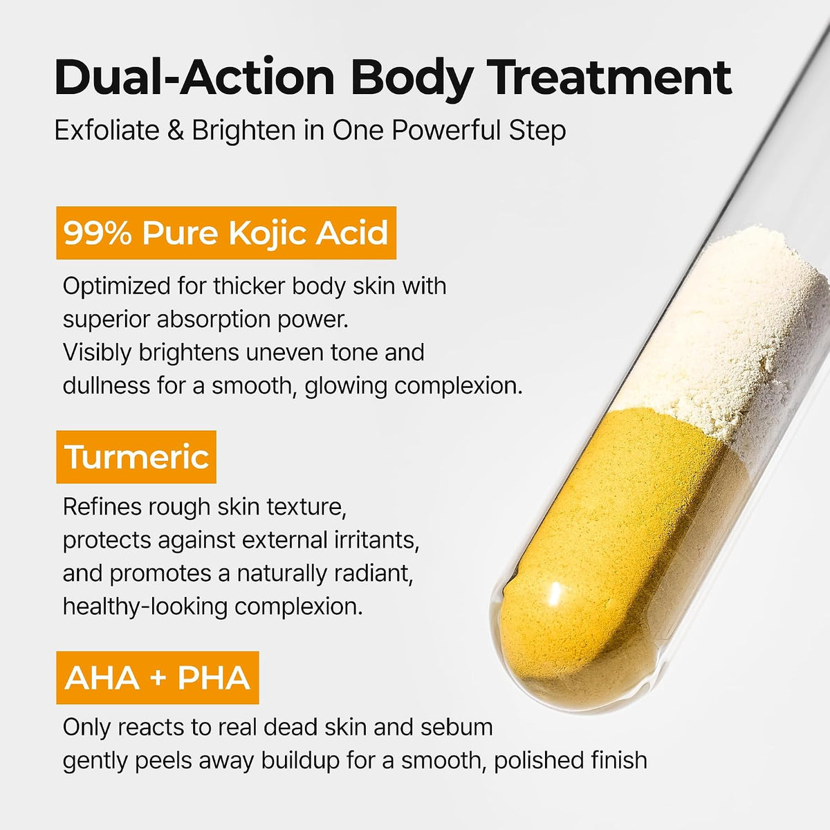 Revitalize Your Skin with Dr. Melaxin Peel Shot - Exfoliating Spray with Kojic Acid & Turmeric for Smooth, Even-Toned Skin - 6.76 Fl.Oz Korean Body Scrub for KP Bumps & Dark Spots