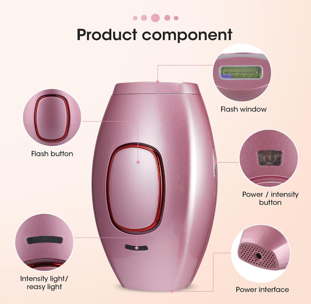 IPL 500,000 Flash Laser Hair Removal
