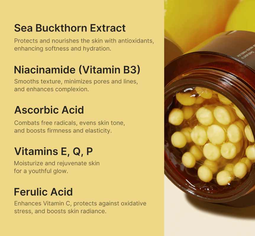 Medicube- Korean Skin Care- Deep Vitamin C Capsule Moisturizer