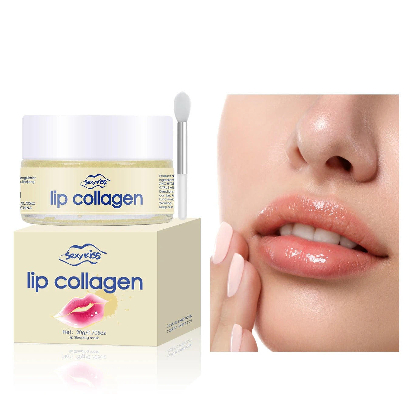 Hyaluronic Acid & Collagen Sleep Lip Mask